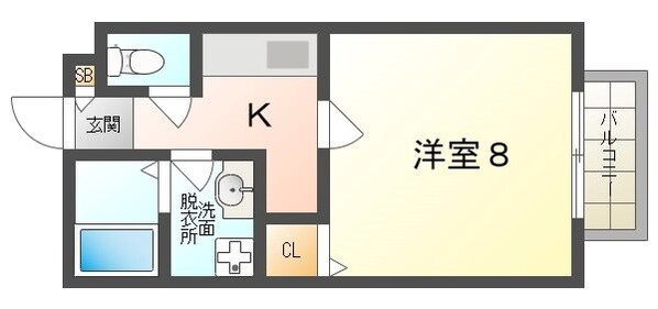 ルシア寝屋川1番館の物件間取画像